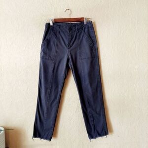 Old Navy Grey Pants Cropped Skinny Sz 4